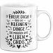 Motivation Tasse Geschenk Freue Dich Ueber Kleine Dinge Geschenkidee Geburtstag Weiß Trendation