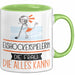 Eishockeyspielerin Geschenk Tasse Becher Die Frau Die Allen Kann Geschenkidee für eine Eishockeyspielerin Lustig Grün Trendation