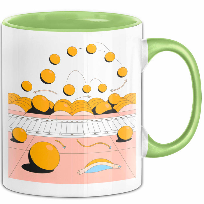 Animator Tasse Geschenk Lustige Geschenkidee Spruch Für Bewegungs Macher Grün Trendation