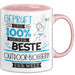Beste Outdoor-Bloggerin Der Welt Tasse Geschenk für Eine Outdoor-Bloggerin Geprüft Und Sicher Geschenkidee Geburtstag Weihnachten Rosa Trendation