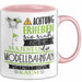 Modellbahnfan Tasse Geschenk Lustiger Spruch Bitte Erheben Sie Sich Seine Majestät Die Modellbahnfan Betritt Den Raum Rosa Trendation