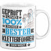 Kletterführer Geschenk Lustiger Spruch für Kletterführer Geschenkidee Bester Kletterführer Der Welt Weiß Trendation