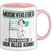 Musikverleger Tasse Geschenk für Musikverleger Der Mann Der Alles Kann Geschenkidee zum Geburtstag Rosa Trendation
