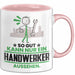 Handwerker Geschenk Tasse So Gut Kann Nur Ein Handwerker Aussehen Geschenkidee Kaffee-Becher Rosa Trendation