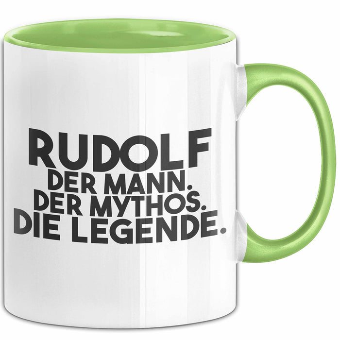 Rudolf Tasse Rudolf – Der Mann. Der Mythos. Die Legende. Geschenk