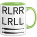 Schlagzeugspieler Schlagzeuger Schlagzeug Tasse Geschenk Lustige Geschenkidee Spruch Rlrr Lrll Grün Trendation