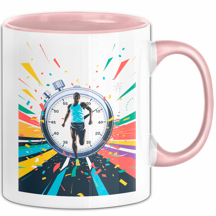 Läufer Tasse Geschenk Lustige Geschenkidee Spruch Für Ziel Linien Jäger Rosa Trendation
