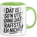 Ute Tasse Geschenk Dat Is So'n Ute Ding Dat Raffste Eh Nicht Geschenkidee Becher mit Name Grün Trendation