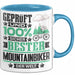 Mountainbiker Geschenk Lustiger Spruch für Mountainbiker Geschenkidee Bester Mountainbiker Der Welt Blau Trendation