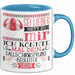 Fallschirmsprung-Begleiter Geschenk Tasse Sei Lieber Nett Zu Mir Ich Könnte Mal Dein Fallschirmsprung Begleiter Sein Blau Trendation