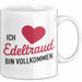 Edeltraud Tasse Geschenk Ich Bin Vollkommen Edeltraud Geschenkidee Geburtstag Weiß Trendation
