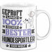 Hundesportler Geschenk Lustiger Spruch für Hundesportler Geschenkidee Bester Hundesportler Der Welt Weiß Trendation