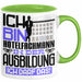 Hotelfachmann Ausbildung Tasse Geschenk Ich Bin Hotelfachmann In Der Ausbildung Ich Darf Das Geschenkidee Spruch Grün Trendation
