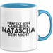 Natascha Tasse Perfekt Sein Kann Jeder, Natascha Sein Nicht Geschenk Blau Trendation