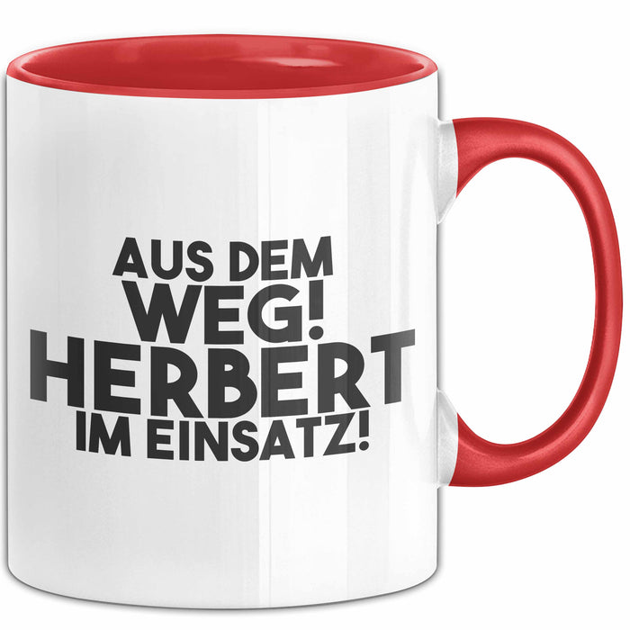 Herbert Tasse Aus Dem Weg! Herbert Im Einsatz! Geschenk