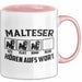 Malteser Hören Aufs Wort Tasse Geschenk Malteser Besitzer Mama Becher Rosa Trendation