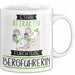 Bergführerin Tasse Geschenk Becher Stark Attraktiv Furchtlos Bergführerin Lustige Geschenkidee Weiß Trendation