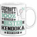 Kendoka Geschenk Lustiger Spruch für Kendoka Geschenkidee Bester Kendoka Der Welt Weiß Trendation