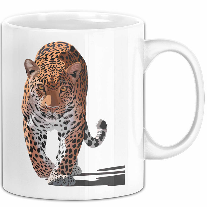 Leopard Tier Tasse Geschenk Lustige Geschenkidee Spruch Weiß Trendation