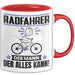 Radfahrer Tasse Geschenk für Radfahrer Der Mann Der Alles Kann Geschenkidee zum Geburtstag Rot Trendation
