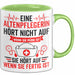 Krankenschwester Pflege Betreuung Tasse Geschenk Lustige Geschenkidee Spruch Eine Altenpflegerin Hört Nicht Auf Wenn Sie Müde Ist Grün Trendation