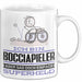 Bocciapieler Geschenk Tasse Ich Bin Bocciapieler Aber Sag Doch Einfach Superheld Lustige Geschenkdiee für Bocciapieler Kaffee-Becher Weiß Trendation