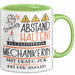 Mechanikerin Tasse Geschenk Lustig Abstand Halten Hochleistungs-Mechanikerin Mit Drang Zur Perfektion Bei Der Arbeit Grün Trendation