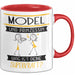 Model Und Prinzessin Tasse Geschenk Für Eine Model Geburtstag Was Ist Deine Superkraft Rot Trendation