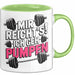 Gewichtheben Tasse Geschenk Ich gehe Gewichte heben Geschenkidee Lustig Grün Trendation