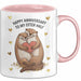 Romantisches Paar Jahrestagsfeier Tasse Geschenk Lustige Geschenkidee Spruch Alles Gute Zum Hochzeitstag Für Meine Otter Hälfte Rosa Trendation