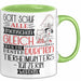 Tierheimunterstützerin Geschenk Becher Tasse Gott Schuf Alle Menschen Gleich Nur Die Besten Durfeten Tierheimunterstützerin Werden Geschenkidee Lustig Grün Trendation