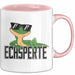 Reptil Leopardgecko Echse Tasse Geschenk Lustige Geschenkidee Spruch Echsperte Rosa Trendation