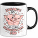 Schweinezüchter Schweine Tier Tasse Becher Geschenk Lustige Geschenkidee Spruch Zuhause Ist Wo Meine Schweinchen Sind Trendation