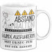 Hundeausführerin Tasse Geschenk Lustig Abstand Halten Hochleistungs-Hundeausführerin Mit Drang Zur Perfektion Bei Der Arbeit Weiß Trendation