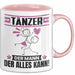 Tänzer Tasse Geschenk für Tänzer Der Mann Der Alles Kann Geschenkidee zum Geburtstag Rosa Trendation