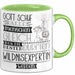 Wildnisexpertin Geschenk Becher Tasse Gott Schuf Alle Menschen Gleich Nur Die Besten Durfeten Wildnisexpertin Werden Geschenkidee Lustig Grün Trendation