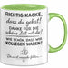 Büroarbeit Kollege Abschied Tasse Geschenk Lustige Geschenkidee Spruch Richtig Kacke Dass Du Gehst Grün Trendation
