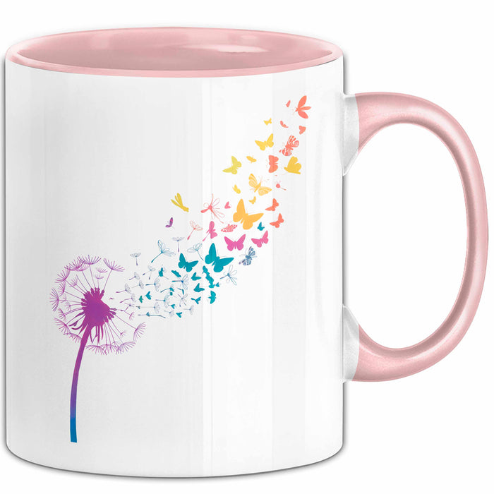 Blume Tasse Geschenk Lustige Geschenkidee Spruch Rosa Trendation