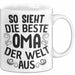 Oma Tasse Geschenk So Sieht Die Beste Oma Der Welt Aus Muttertag Weiß Trendation