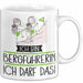 Geschenk für Bergführerin Tasse Lustige Geschenkidee Geburtstag Ich Bin Bergführerin Ich Darf Das Weiß Trendation