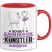 Künstler Geschenk Tasse So Gut Kann Nur Ein Künstler Aussehen Geschenkidee Kaffee-Becher Rot Trendation