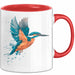 Eisvogel Vogel Tasse Geschenk Lustige Geschenkidee Spruch Rot Trendation