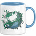 Öko Krieger Tasse Geschenkidee für Grünen Planeten Blau Trendation