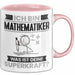 Mathematiker Tasse Geschenk für Mathematiker Geburtstag Lustiger Spruch Kaffee-Becher Was Ist Deine Superkraft Rosa Trendation