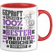 Wildtierforscher Geschenk Lustiger Spruch für Wildtierforscher Geschenkidee Bester Wildtierforscher Der Welt Rot Trendation