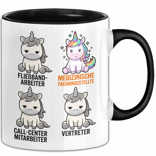 Arzt Einhorn Tasse Geschenk Lustige Geschenkidee Spruch Medizinische Fachangestellte Trendation