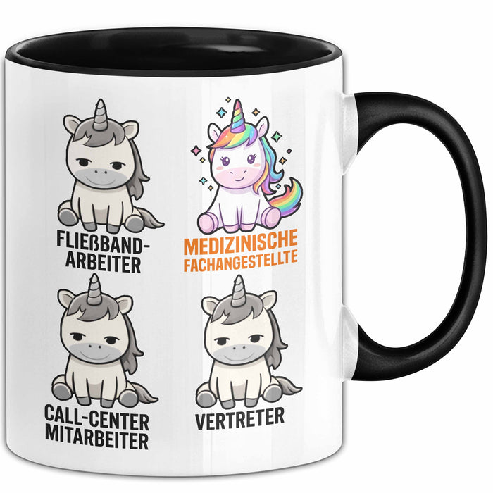 Arzt Einhorn Tasse Geschenk Lustige Geschenkidee Spruch Medizinische Fachangestellte Trendation