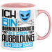 Bühnentechniker Ausbildung Tasse Geschenk Ich Bin Bühnentechniker In Der Ausbildung Ich Darf Das Geschenkidee Spruch Rosa Trendation