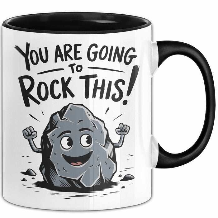 Motivierend Inspirierend Tasse Geschenk Lustige Geschenkidee Spruch Du Wirst Das Rocken Trendation