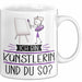 Künstlerin Tasse Geschenk Ich Bin Künstlerin Und Du So Geschenkidee Lustiger Spruch Becher Weiß Trendation